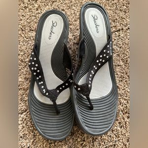 Skechers Sandals Wedge crystals